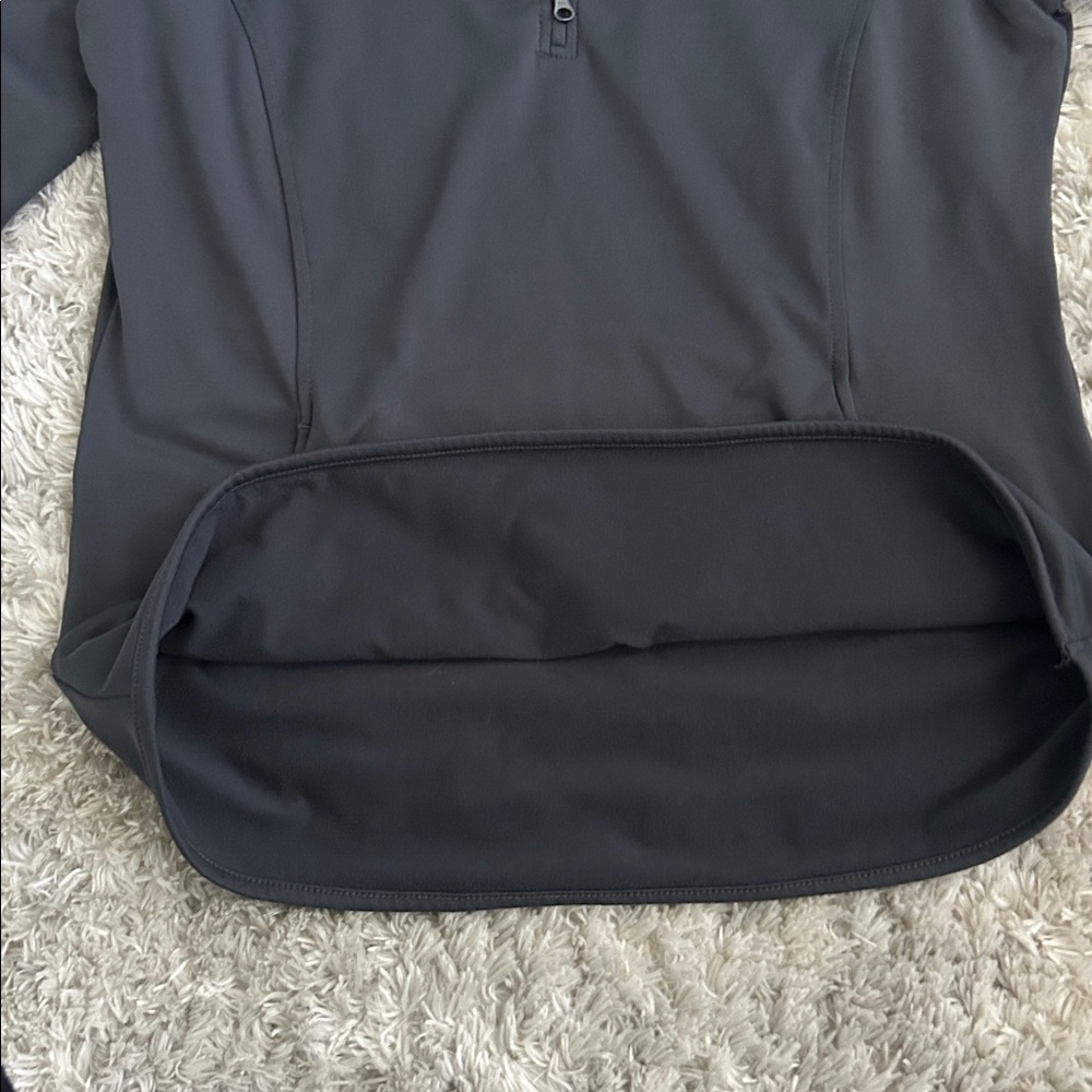 Sport-Tek Dark Gray Ladies' Fleece Lined Pullover - Picture 5 of 10